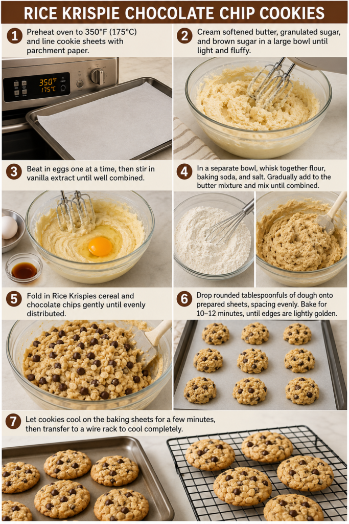 Rice Krispie Chocolate Chip Cookies